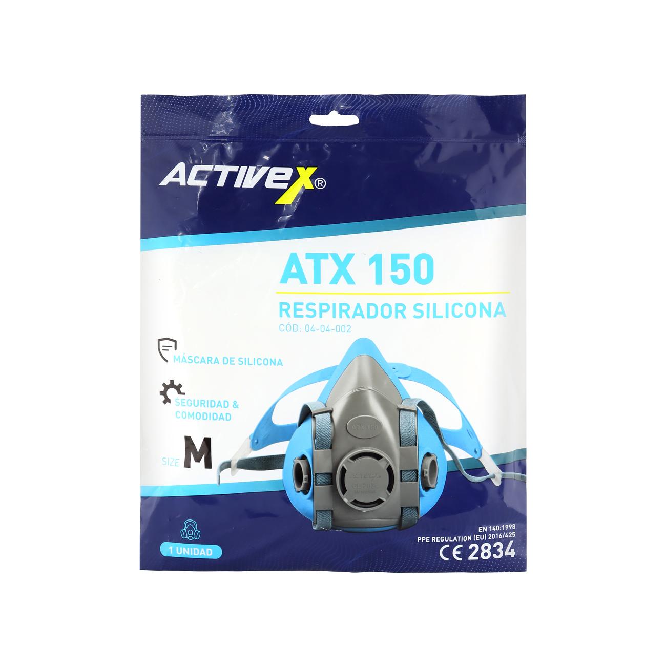 Respirador medio rostro Activex Silicona ATX 150