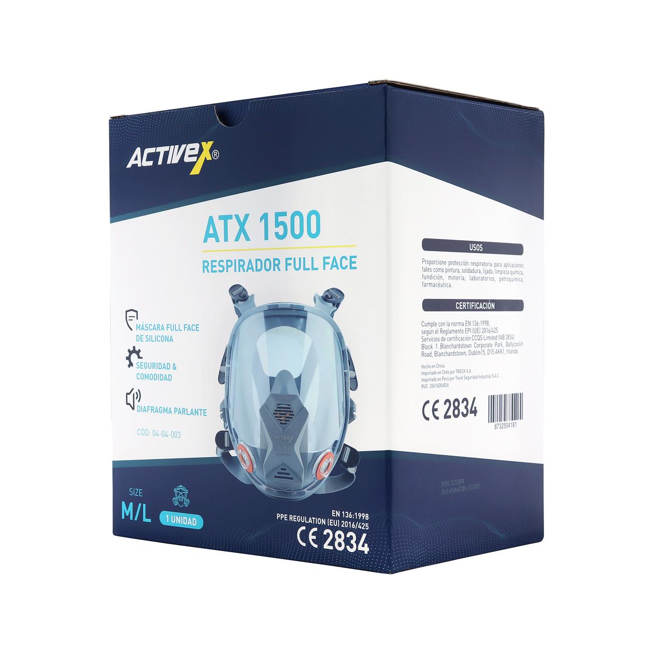 Respirador Rostro Completo Activex ATX 1500