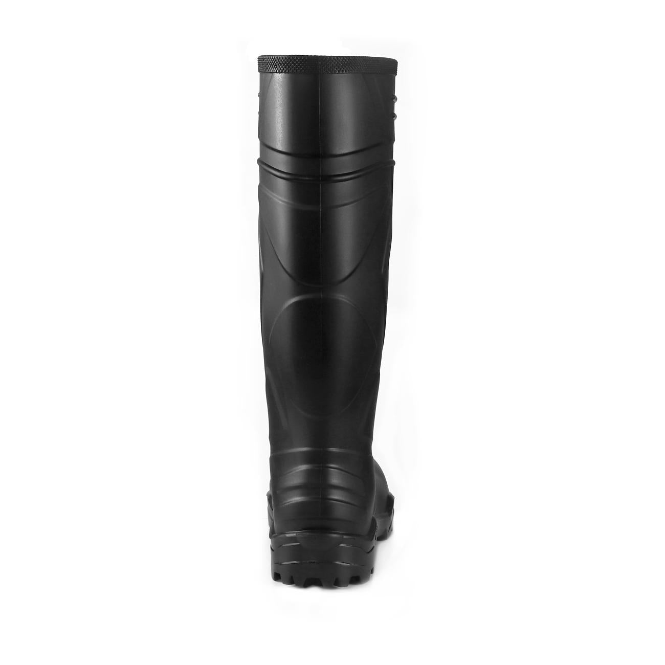 Bota de Agua PVC 942 Negra Punta de Acero