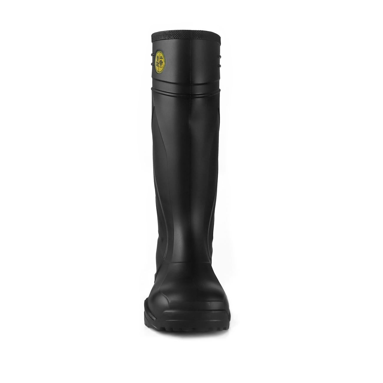 Bota de Agua PVC 942 Negra Punta de Acero