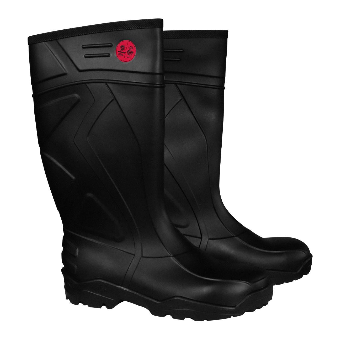 Bota de Agua PVC 940 Negra Punta y Plantilla de Acero