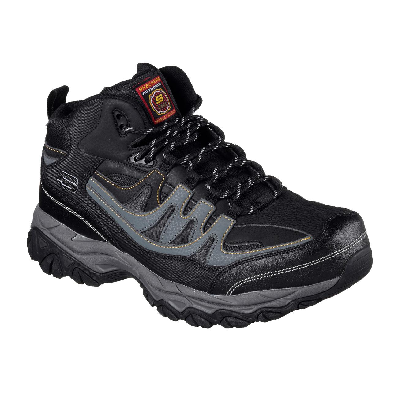 Botín de Seguridad Skechers Rebem Negro Gris Hombre