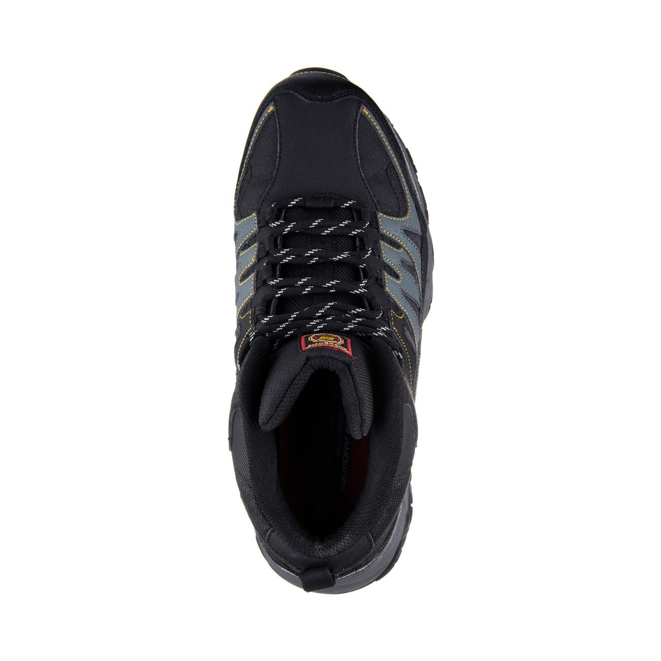 Botín de Seguridad Skechers Rebem Negro Gris Hombre