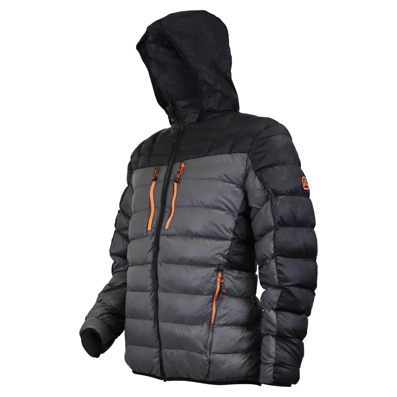 Parka Insulada Térmica Hombre Gris/Negro Z-6000