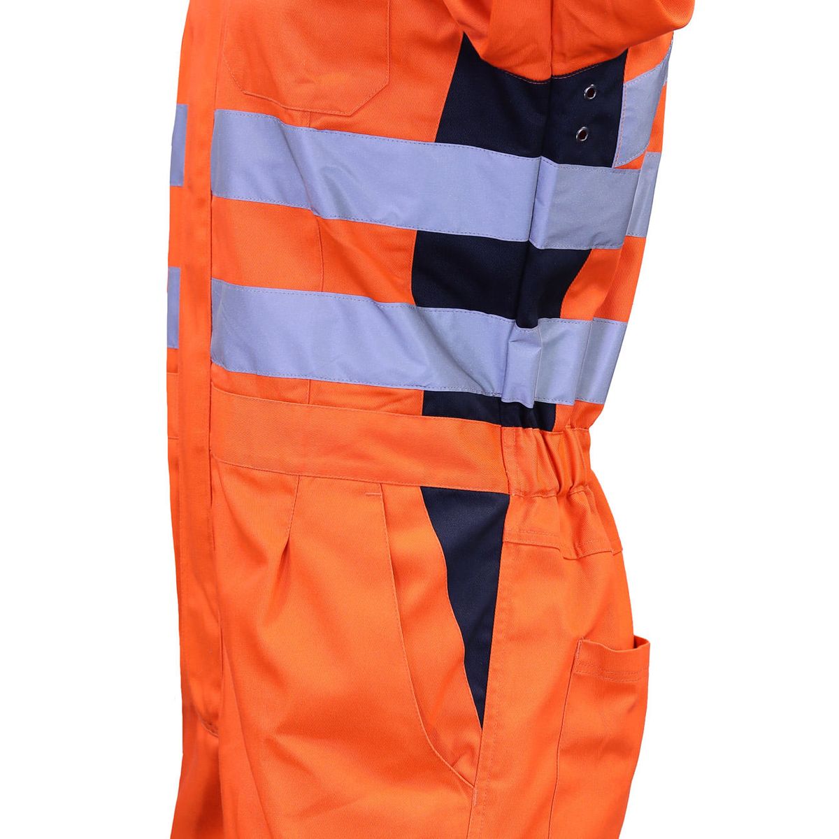 Overol Mujer Activex Canvas Naranjo Reflectante 360