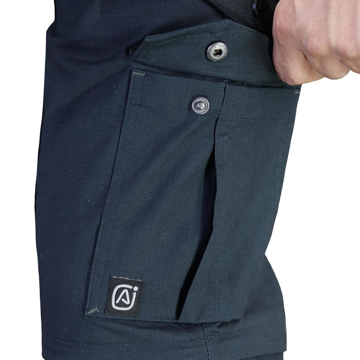 Pantalón Cargo Outdoor Z-200 Spandex Azul Negro Hombre