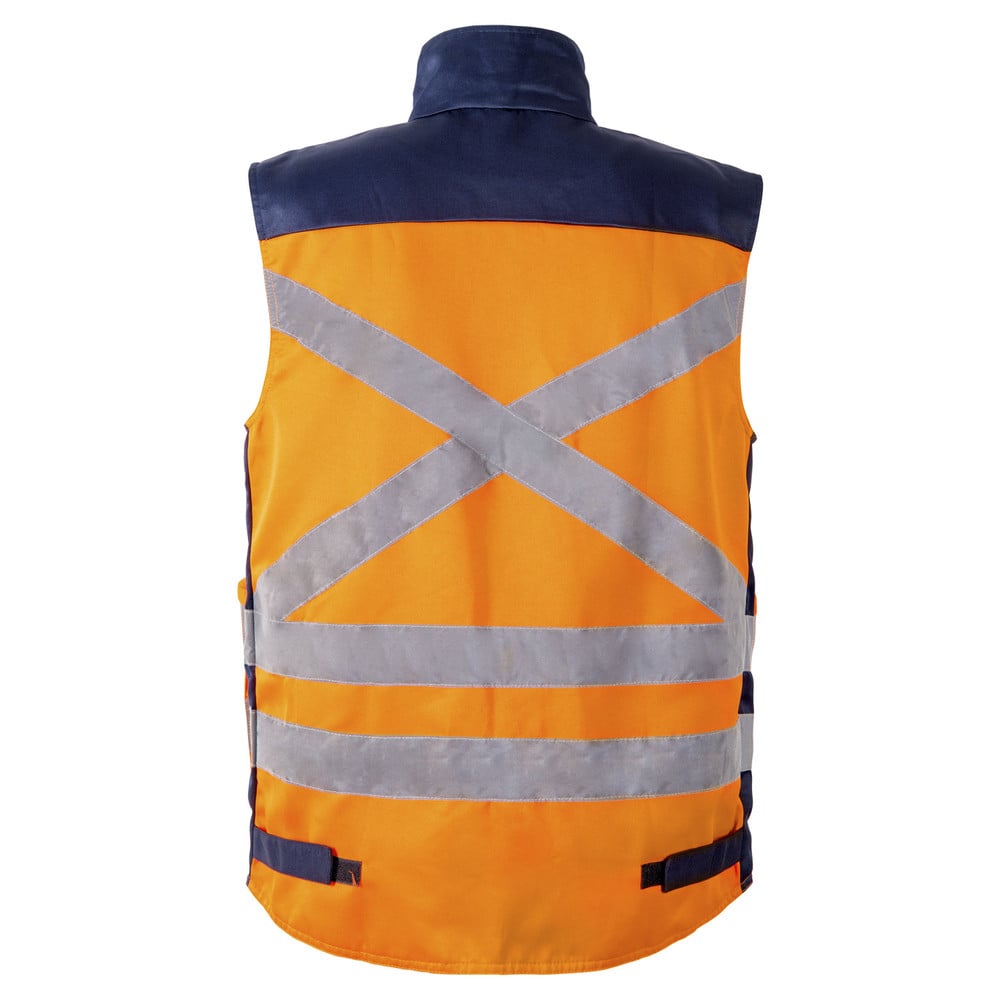 Chaleco Geólogo Premium Bicolor Naranjo