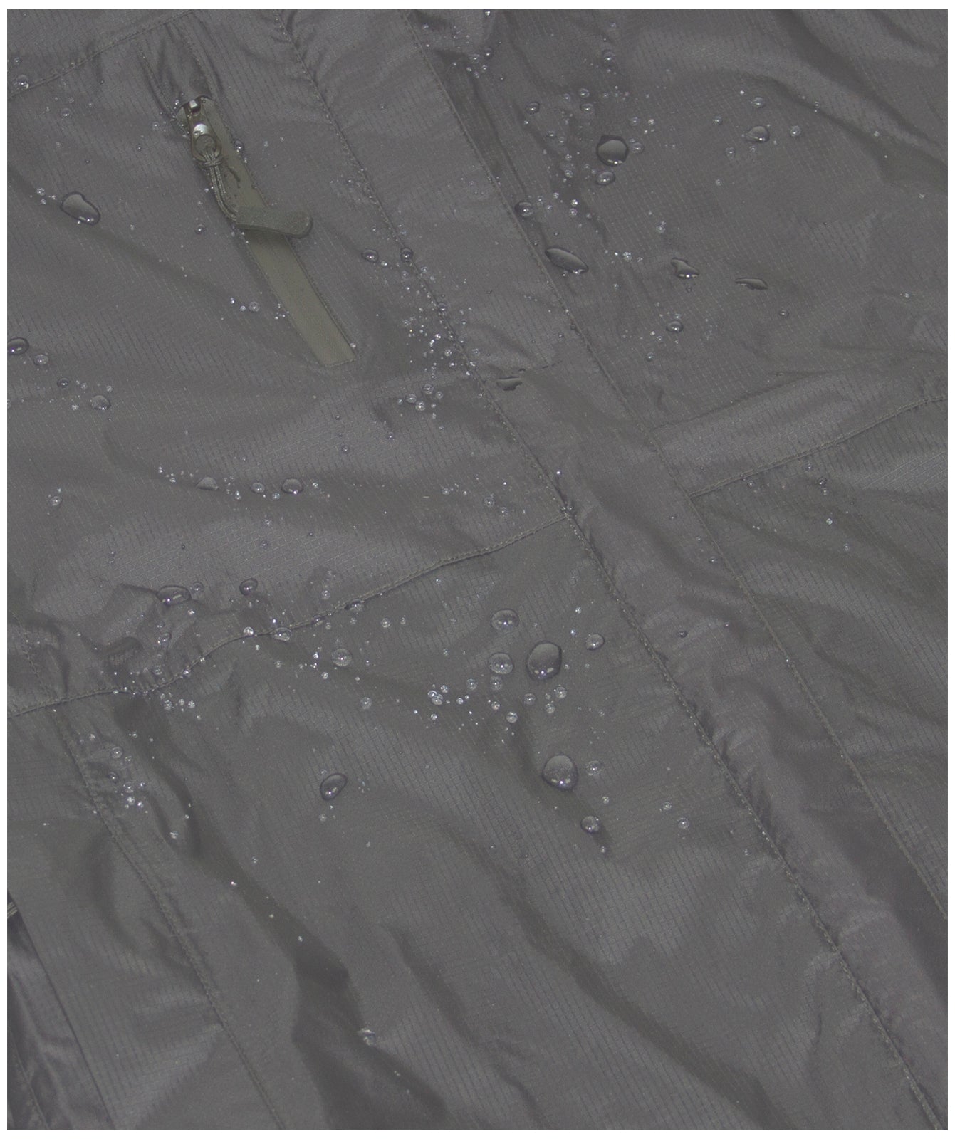 Cortaviento Impermeable Negro Hombre