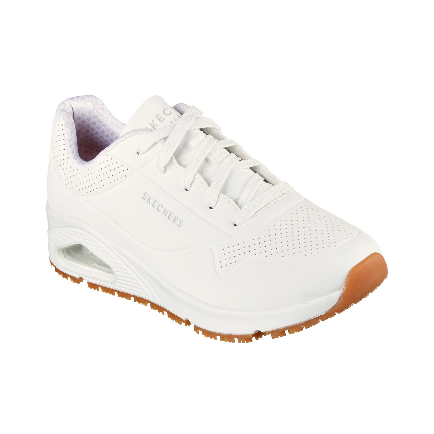 Zapatilla Ocupacional Skechers Mujer Uno White