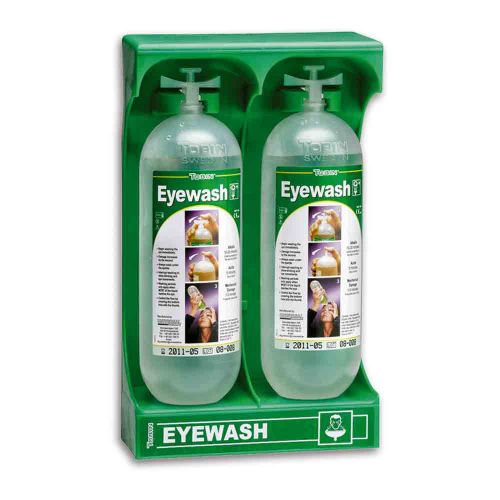 Botella Lavaojos con Soporte Tobin 2 Unidades