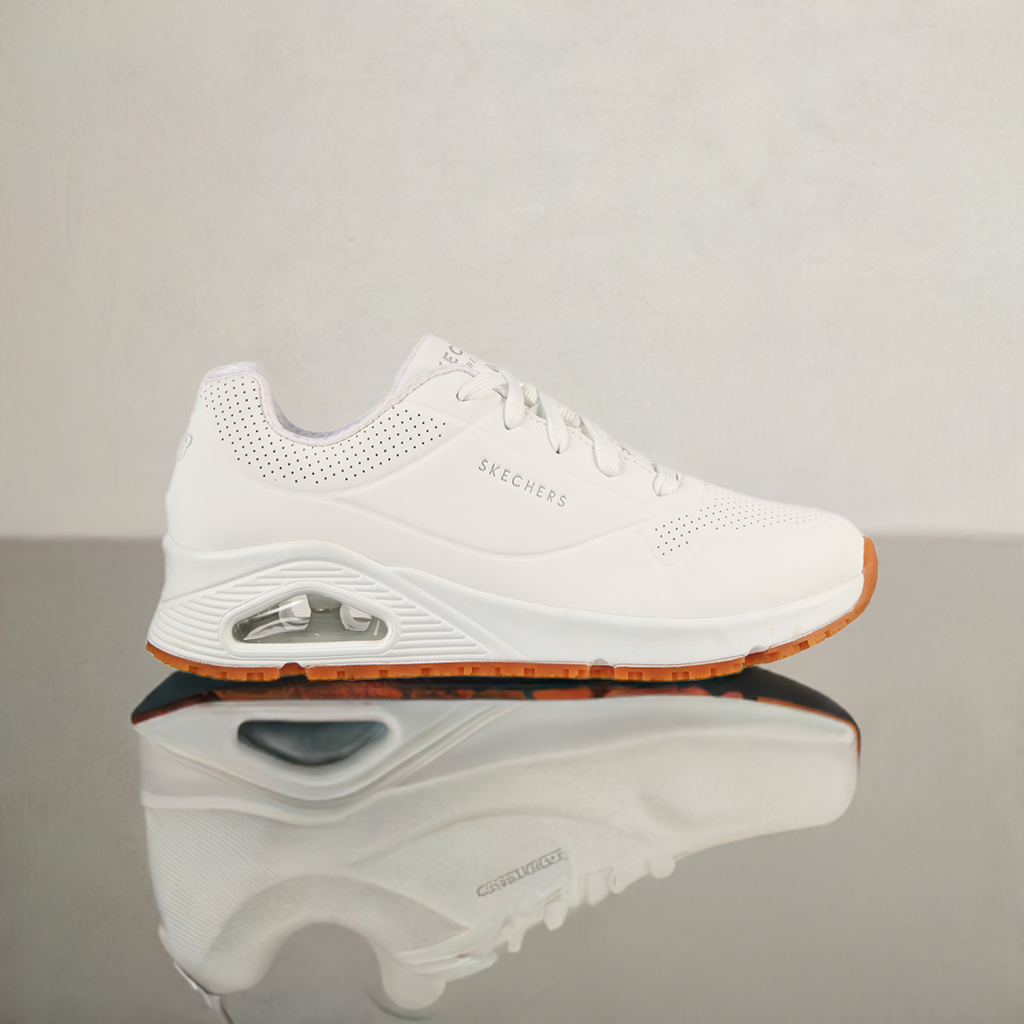 Zapatilla Ocupacional Skechers Mujer Uno White