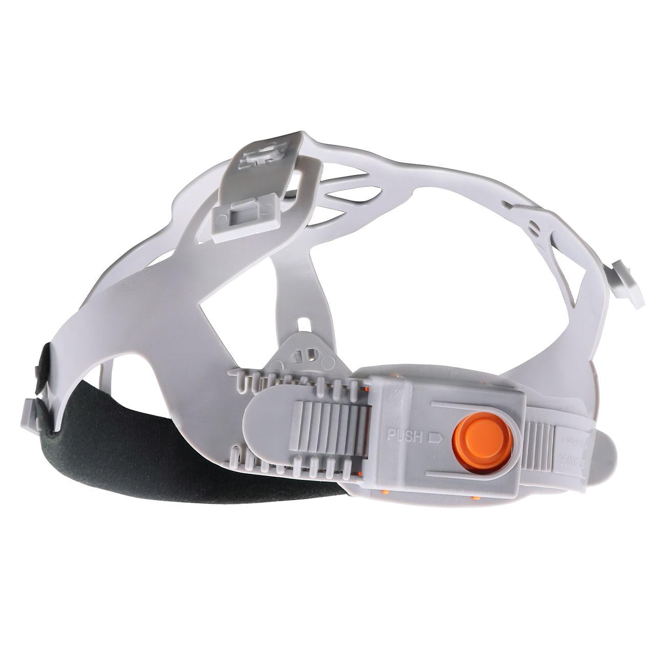 Casco de Seguridad III Azul Arnes cinta 6 Puntas Boton