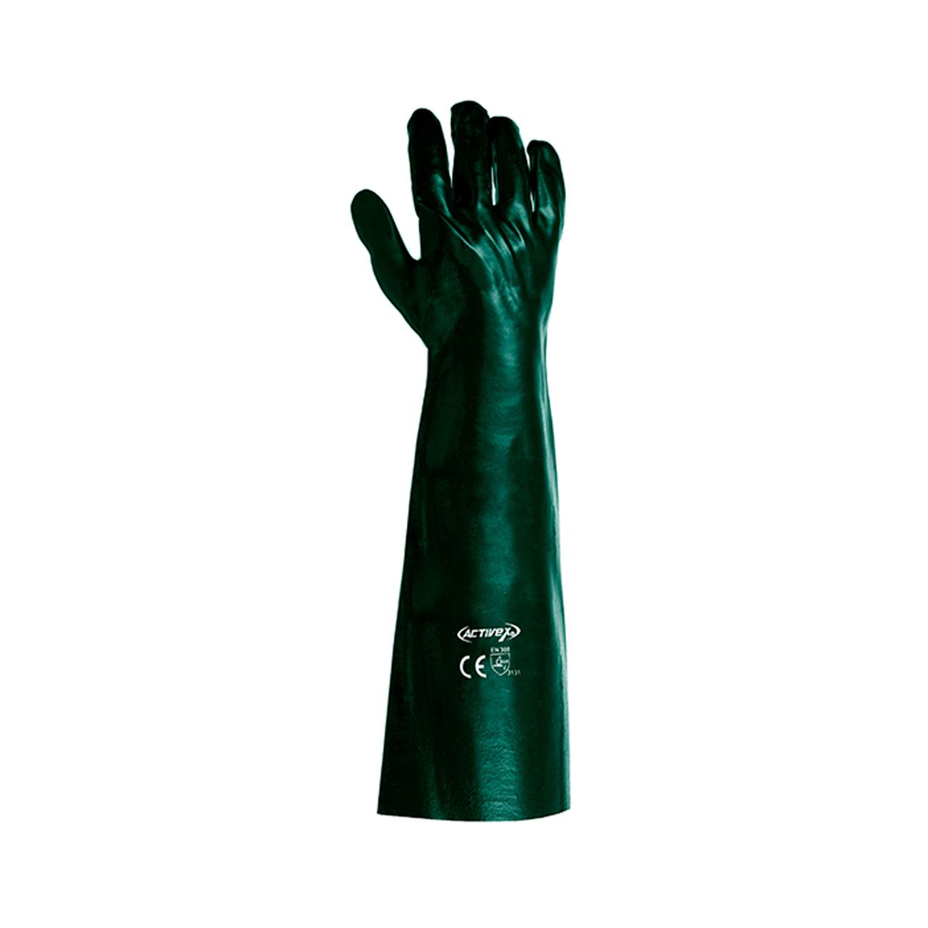 Guante Activex PVC Verde 18-45 cms