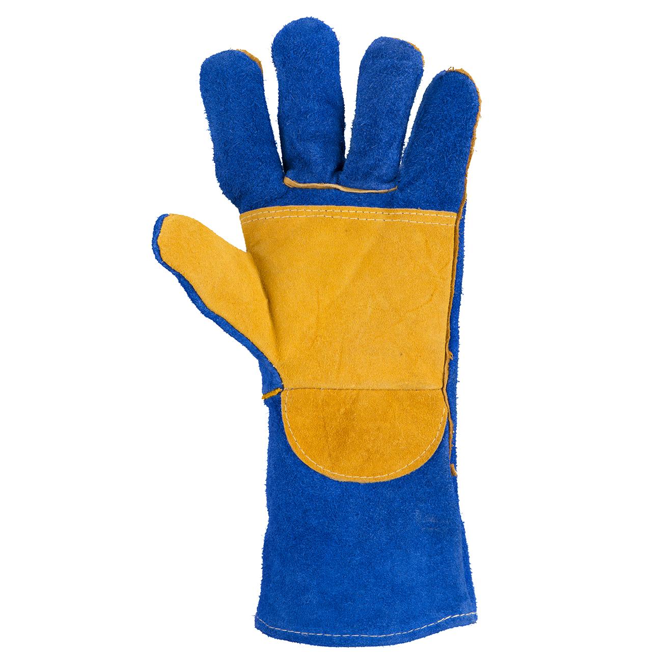 Guante Activex Soldador Azul/Beige Reforzado C/Kevlar