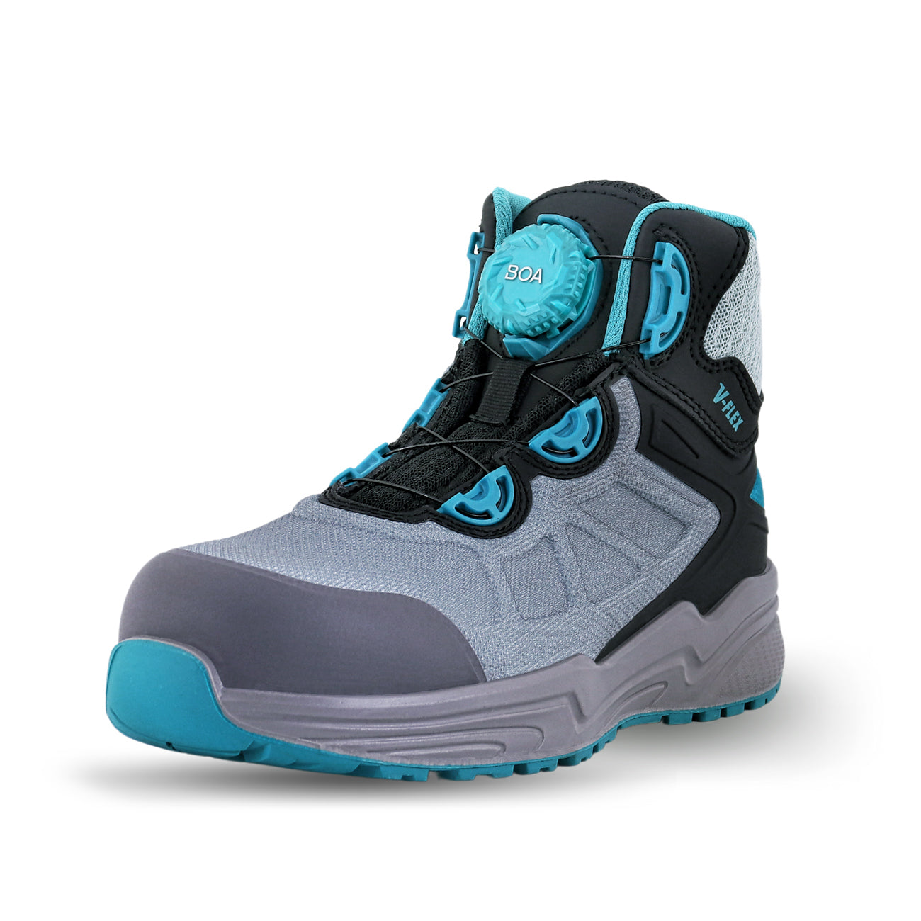 Botín de seguridad Mujer VFlex V99 Gris/Calipso BOA