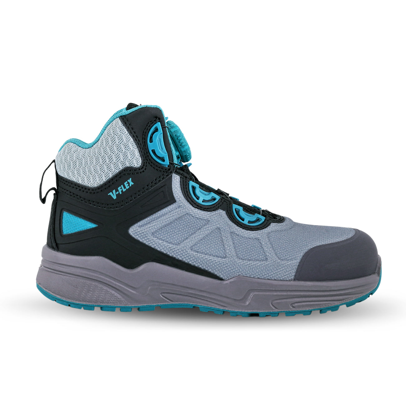 Botín de seguridad Mujer VFlex V99 Gris/Calipso BOA