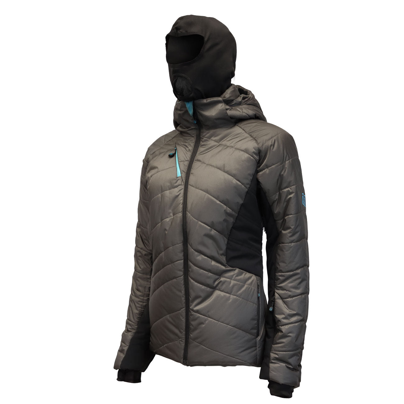 Parka Térmica Mujer Gris/Negro Z-9100