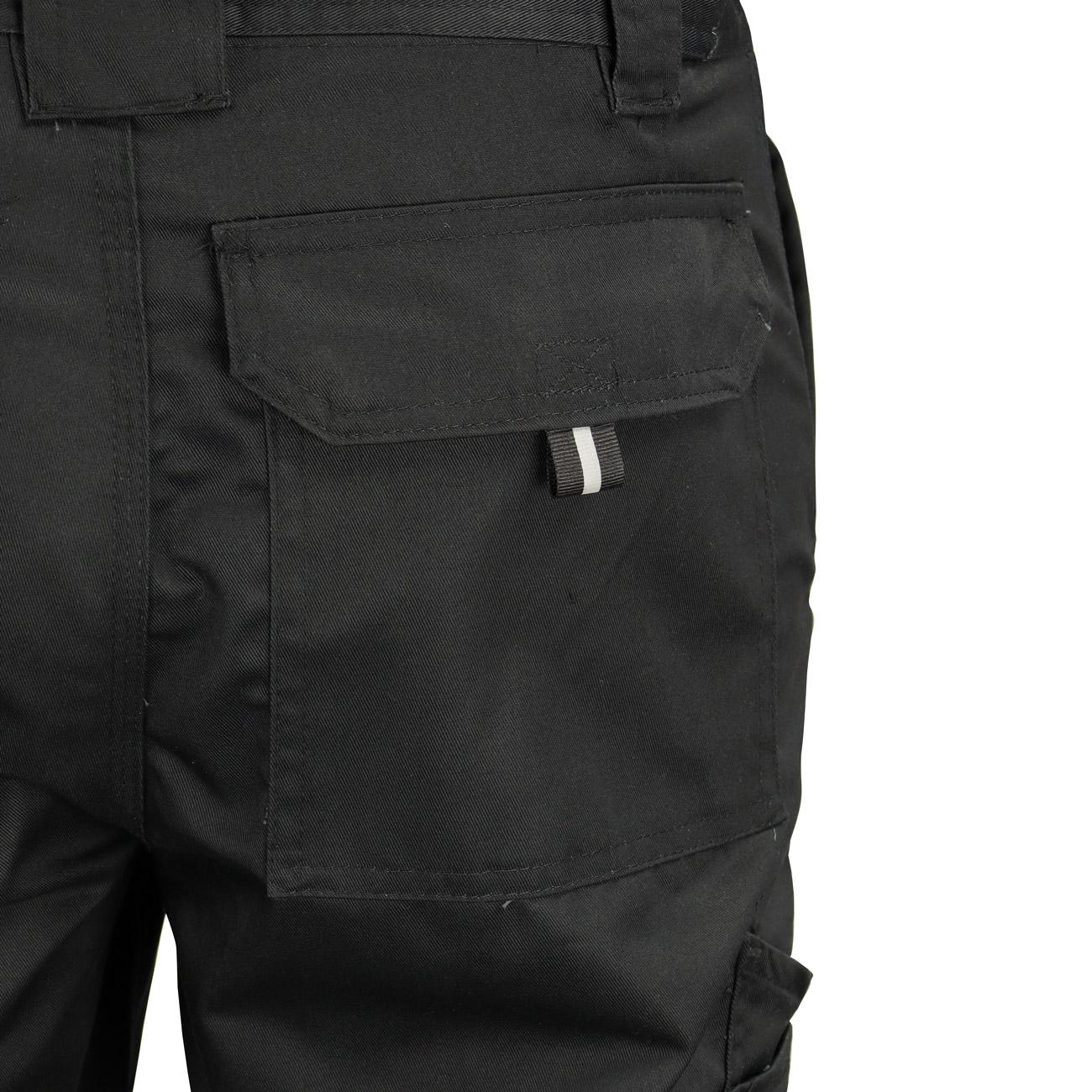 Pantalón Gabardina Cargo Negro UPF 50