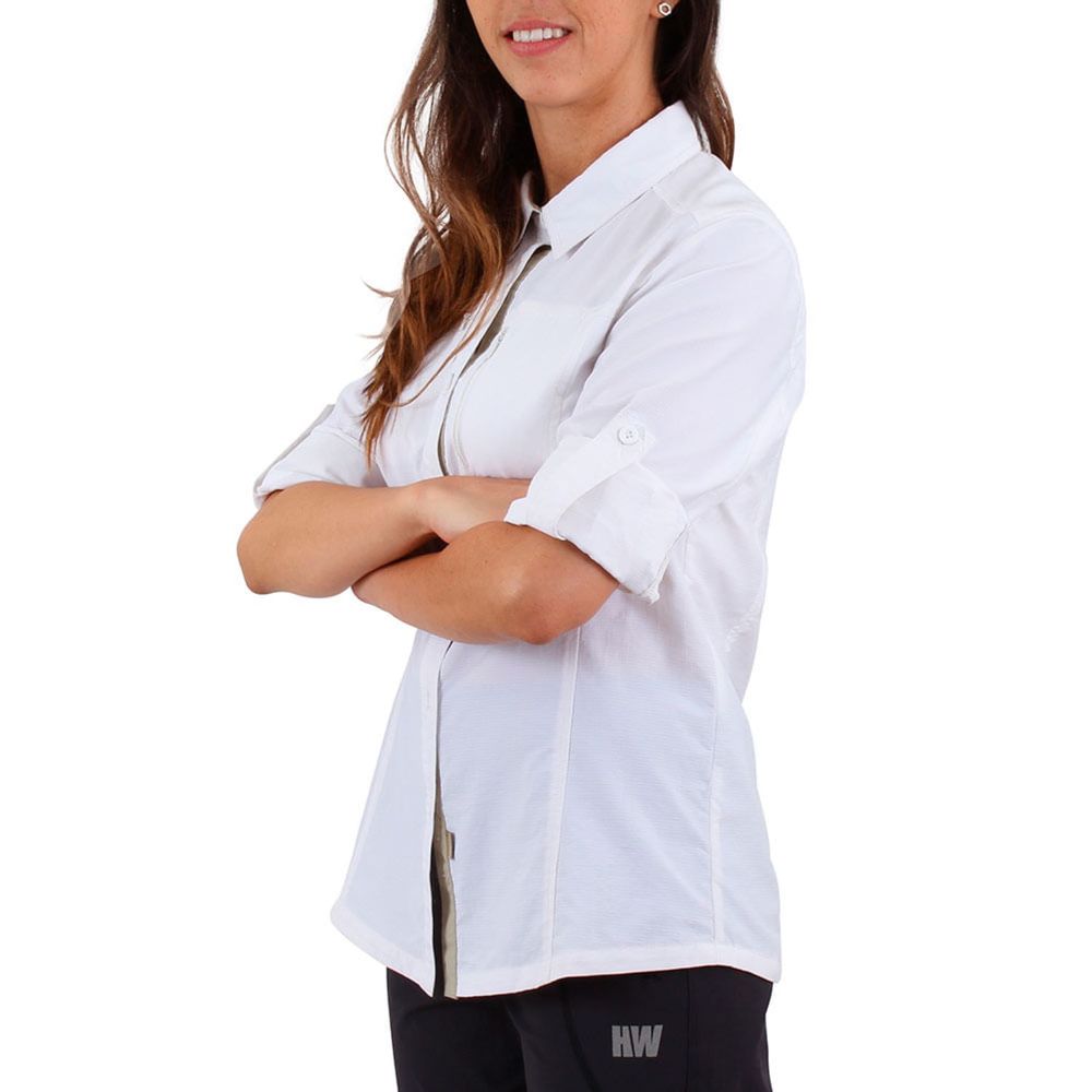 Camisa Outdoor HW Mujer Arizona Blanco