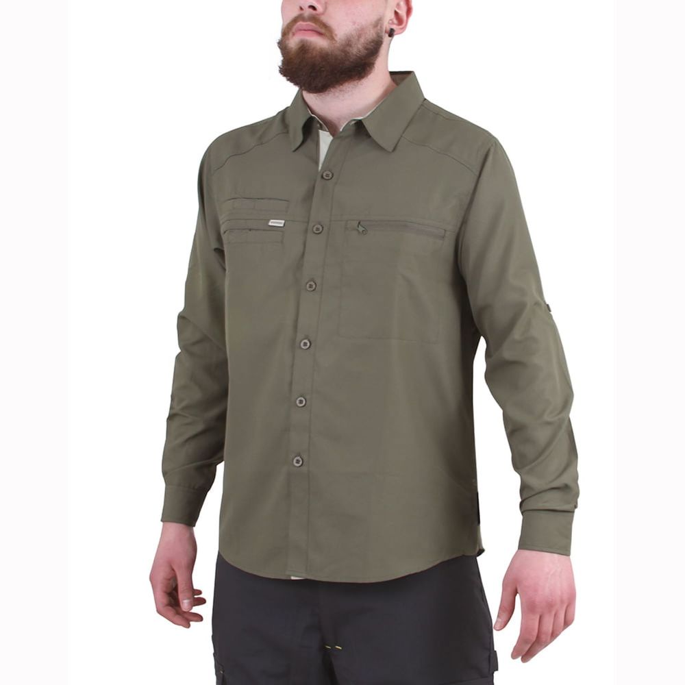 Camisa Outdoor HW Hombre Arizona Verde Oliva