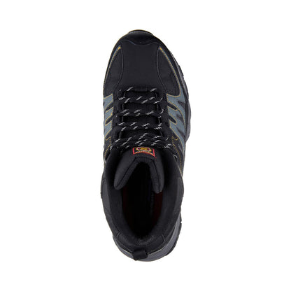 Botín de Seguridad Skechers Rebem Negro Gris Hombre