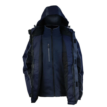 Parka 3 en 1 Absolute Zero Azul Z-9500 Hombre