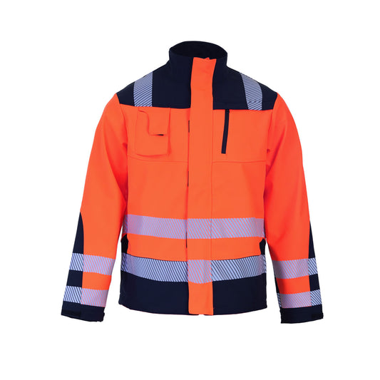 Chaqueta Softshell Hi Viz Naranjo