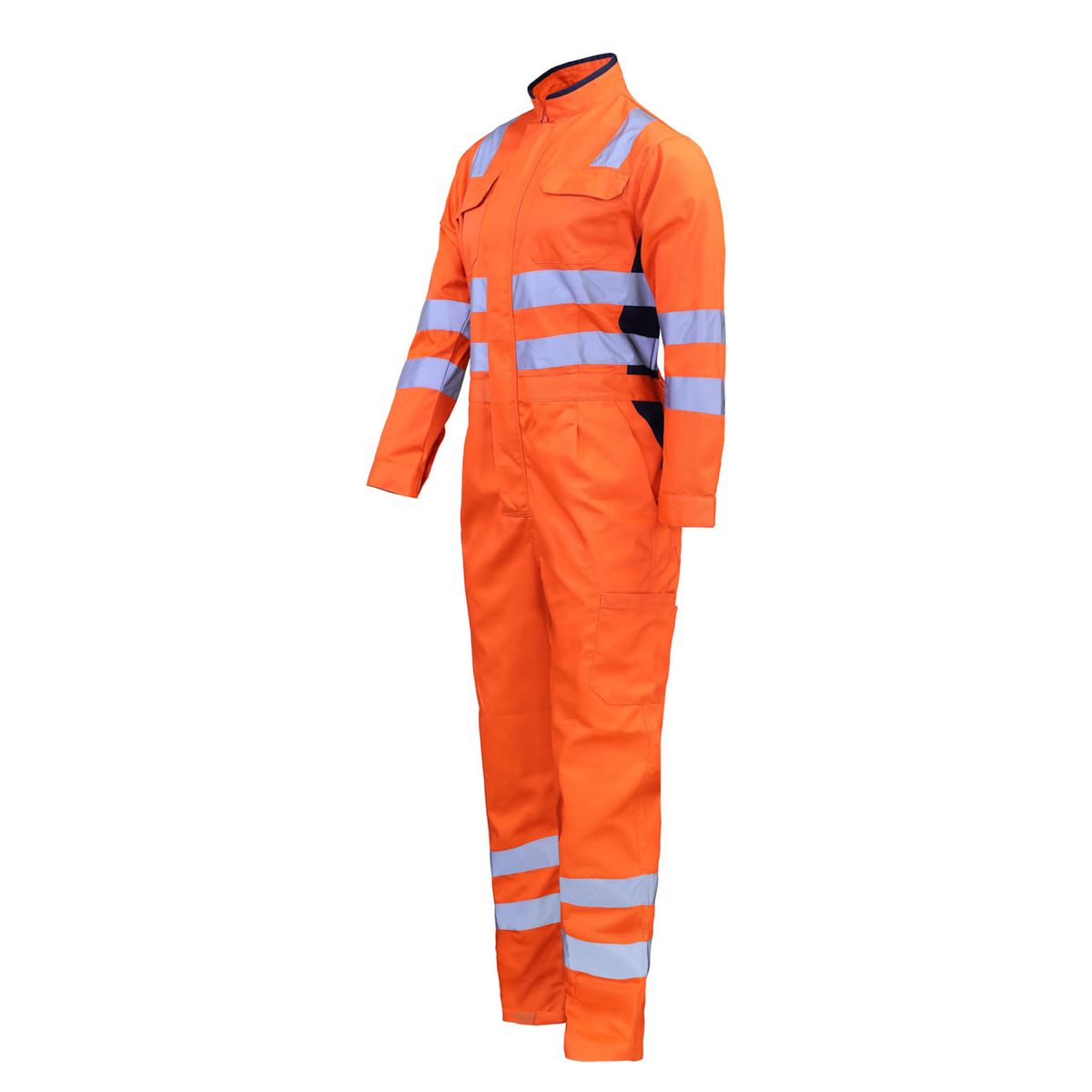 Overol Mujer Activex Canvas Naranjo Reflectante 360