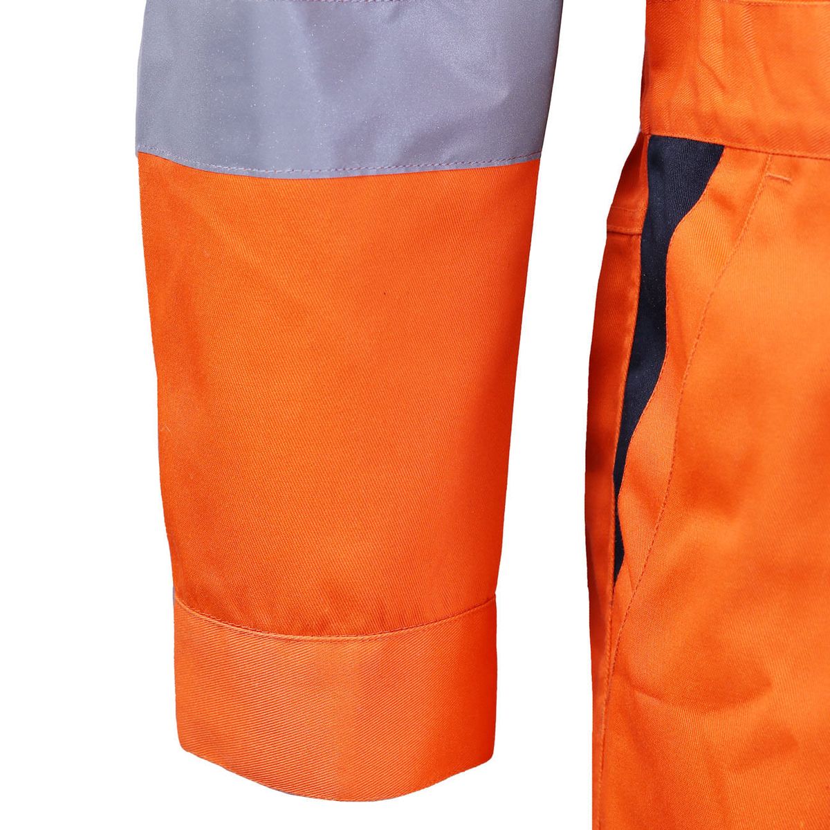 Overol Mujer Activex Canvas Naranjo Reflectante 360