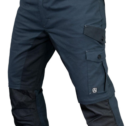 Pantalón Cargo Outdoor Z-200 Spandex Azul Negro Hombre