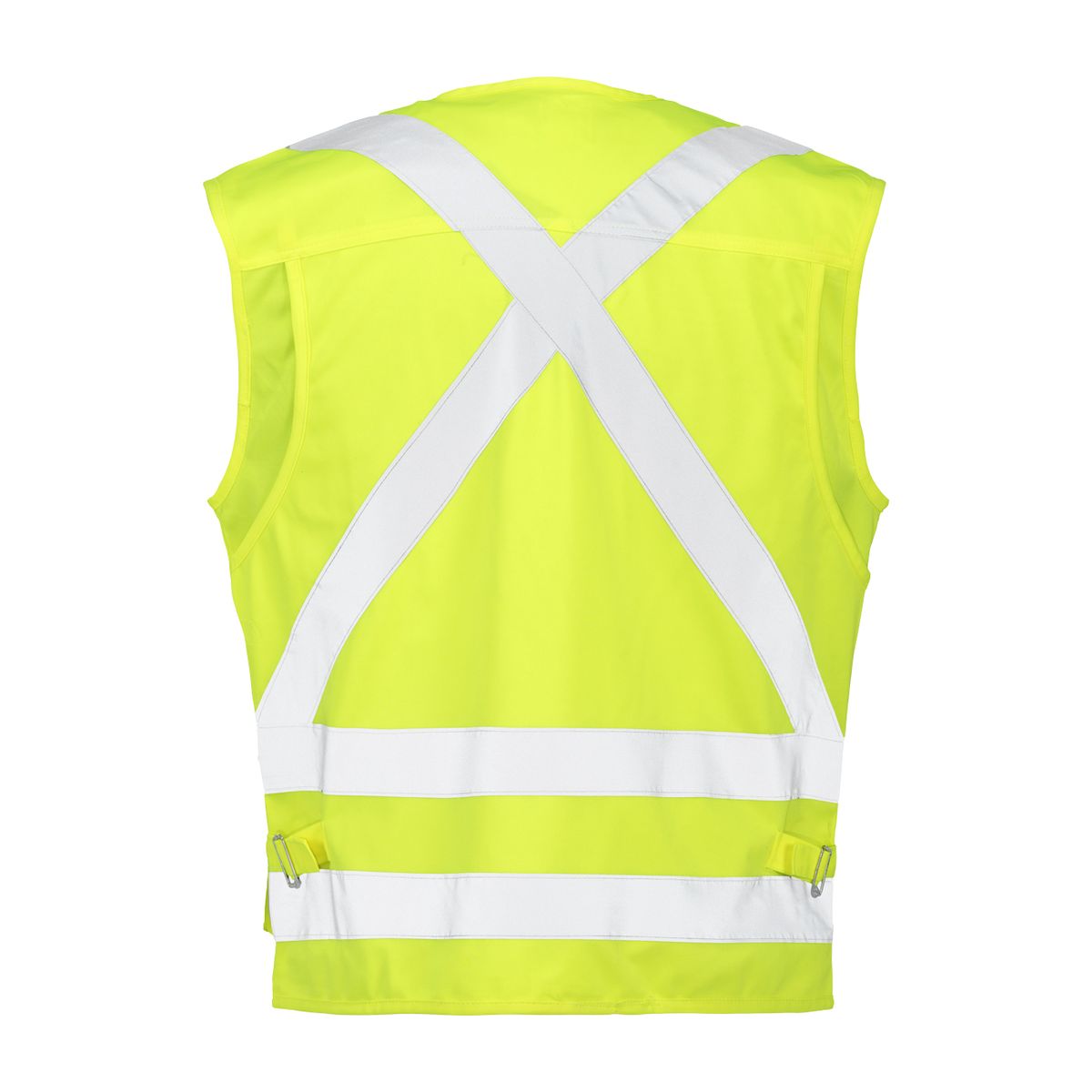 Chaleco Geólogo Alta Visibilidad Verde Fluor