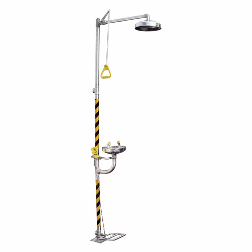 Ducha y lavaojos de acero inoxidable INOX316