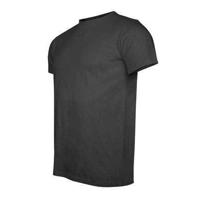 Polera Polo Algodón Negro Manga Corta Velox Essential