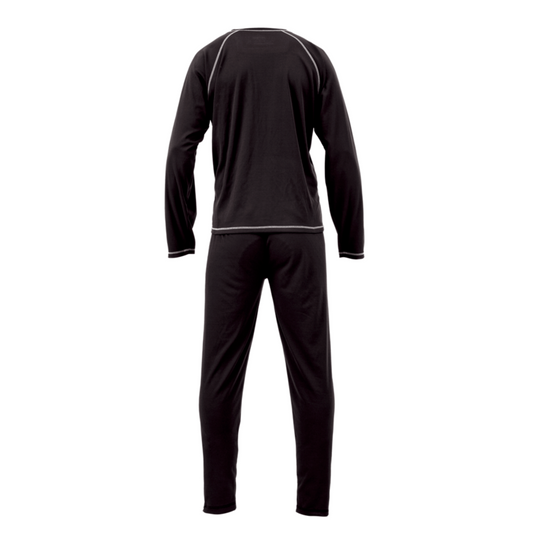 Conjunto Primera Capa Polyester Cool Dry Hw Negro