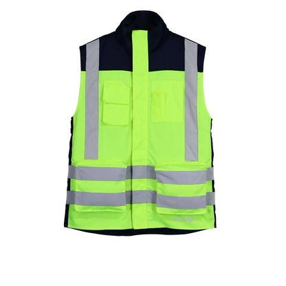 Chaleco Geólogo Premium Bicolor Amarillo