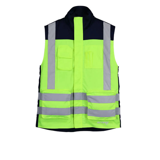 Chaleco Geólogo Premium Bicolor Amarillo