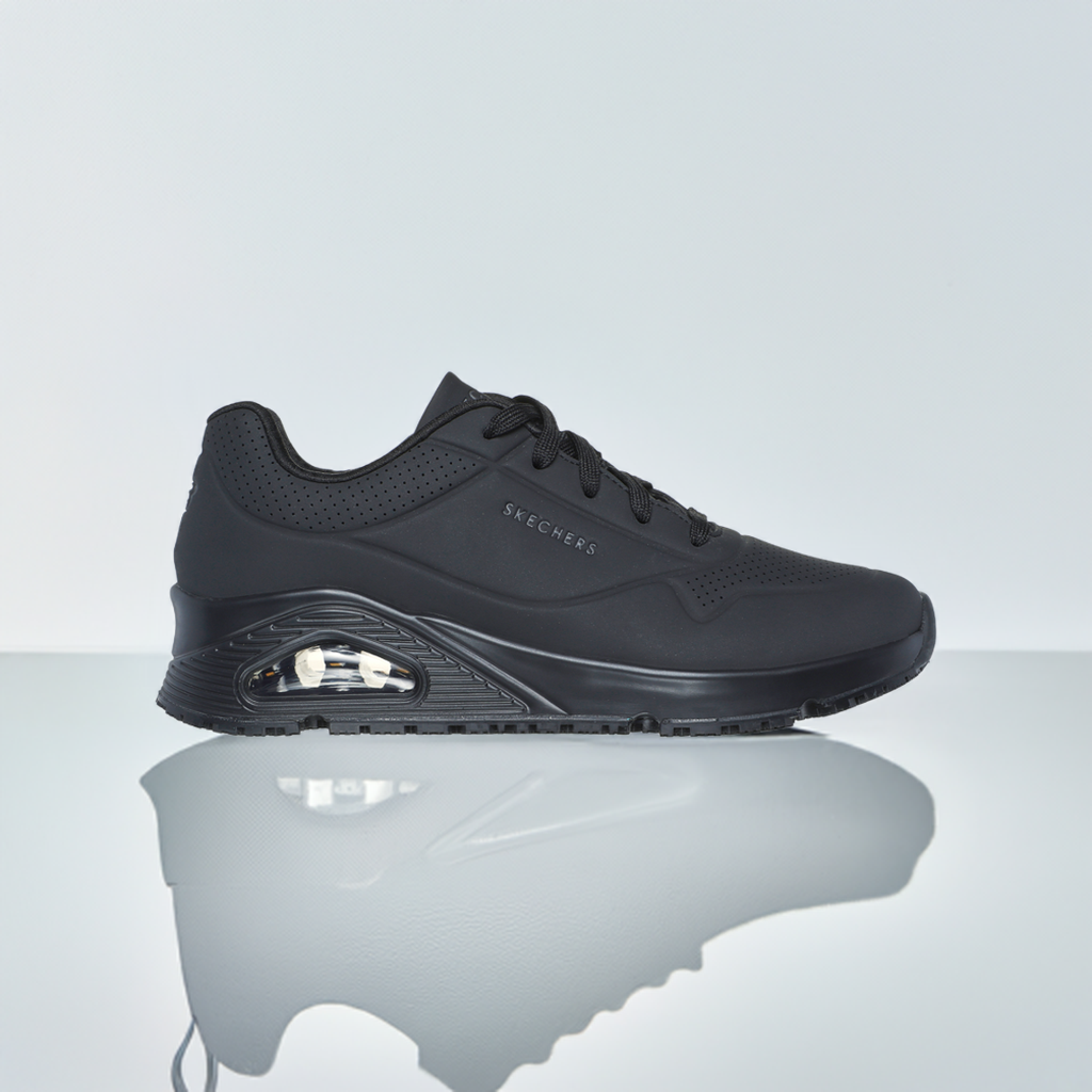 Zapatilla Ocupacional Skechers Mujer Uno Black Sr