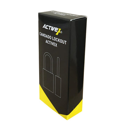 Candado Activex A10 Cuerpo Plastico Amarillo