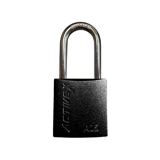 Candado Activex A05 Cuerpo Aluminio Negro