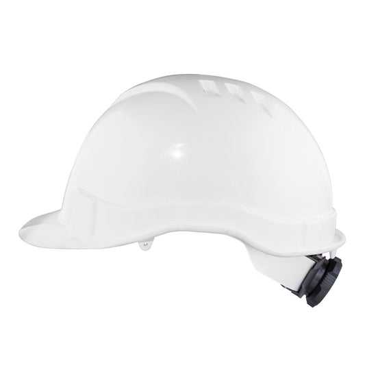 Casco de Seguridad I Blanco Arnes cinta 6 Puntas Ratchet
