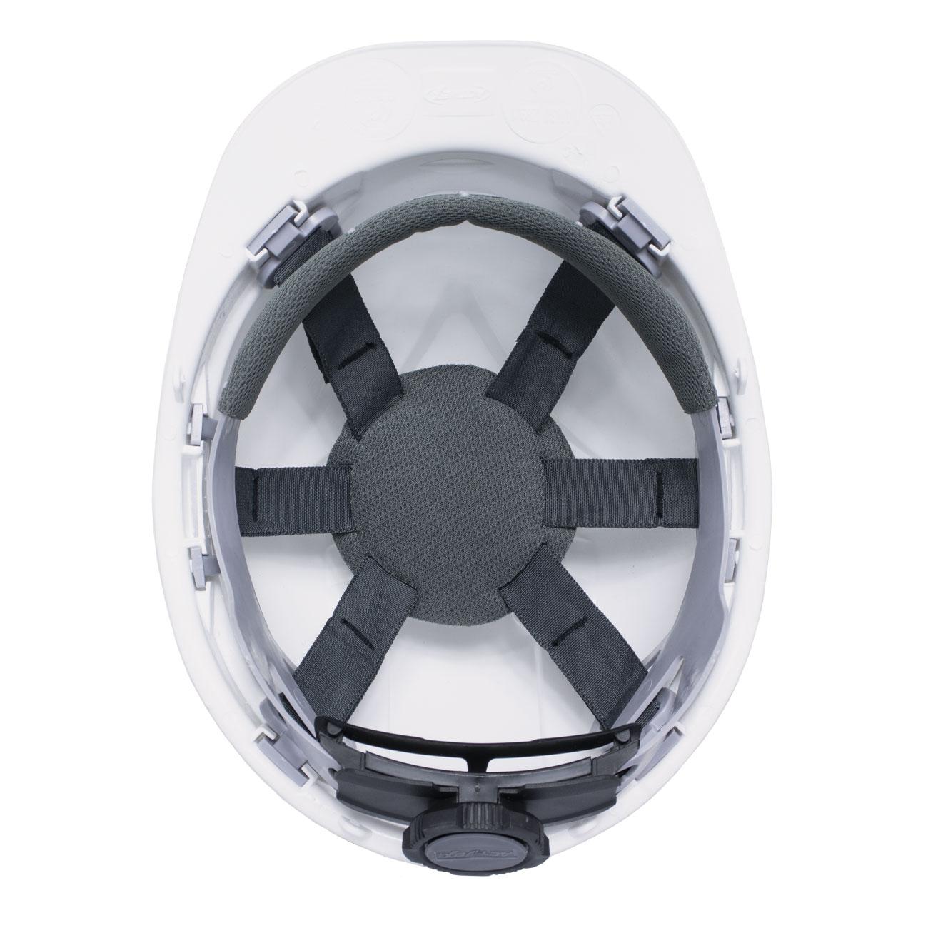 Casco de Seguridad I Blanco Arnes cinta 6 Puntas Ratchet
