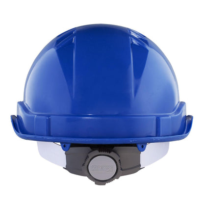 Casco de Seguridad I  Azul Arnes cinta 6 Puntas Ratchet