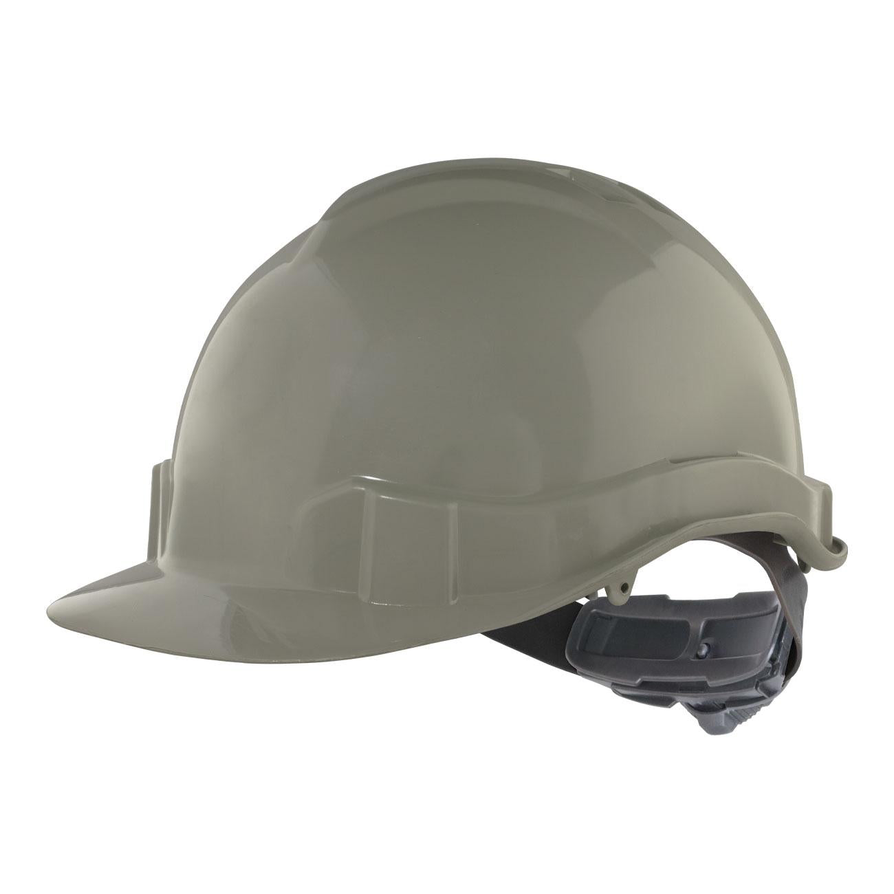 Casco de Seguridad I Gris Arnes cinta 6 Puntas Ratchet