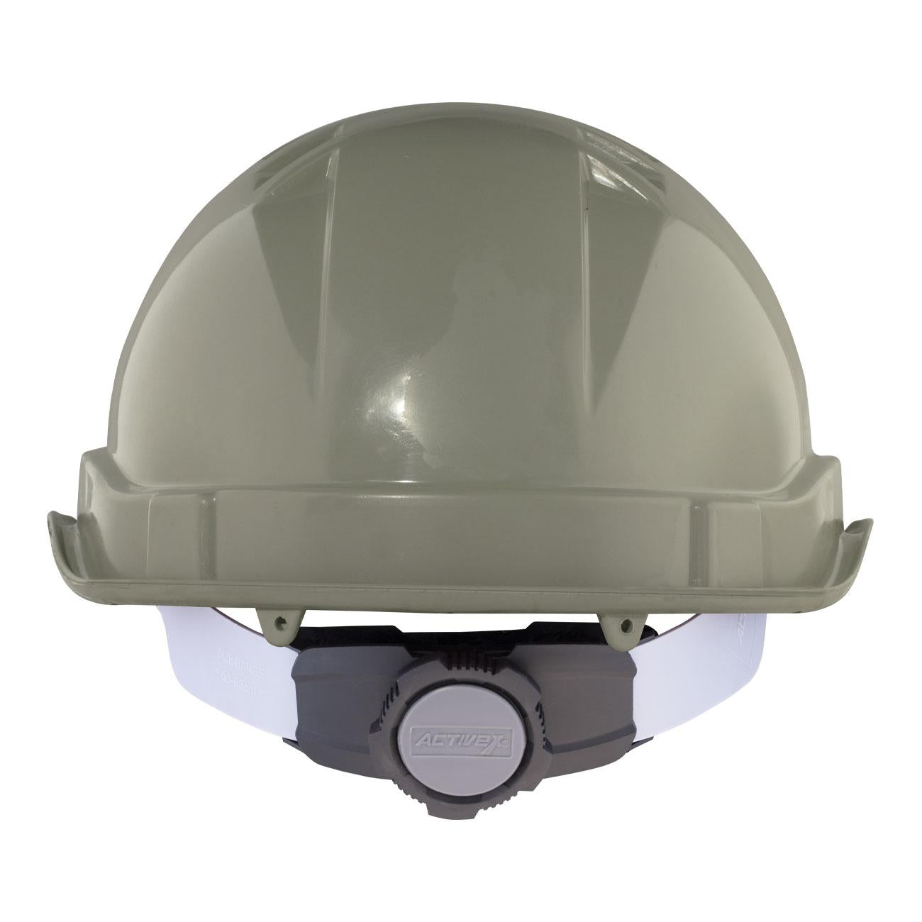 Casco de Seguridad I Gris Arnes cinta 6 Puntas Ratchet