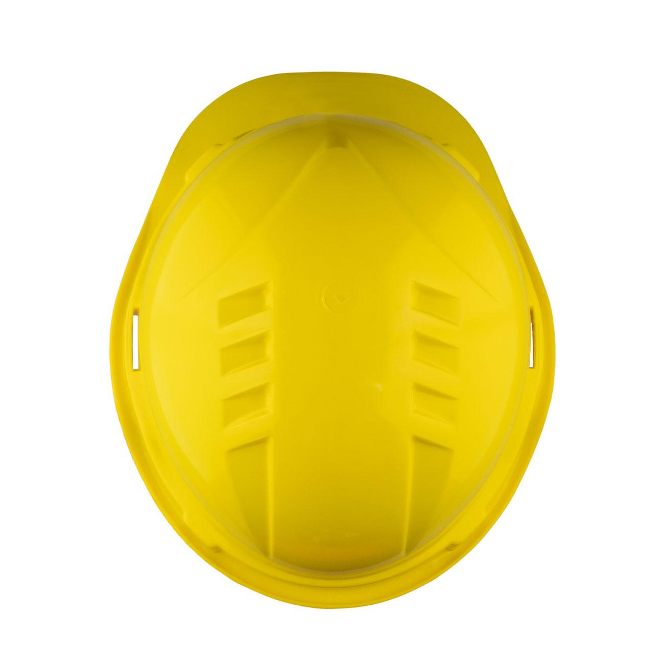 Casco de Seguridad I  Amarillo Arnes cinta 6 Puntas Ratchet