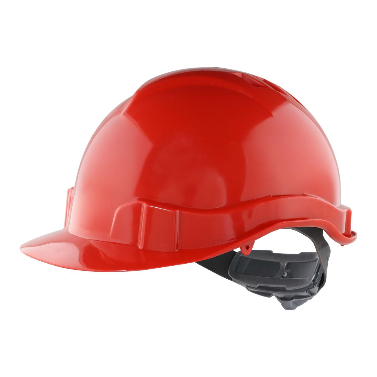 Casco de Seguridad I  Rojo Arnes cinta 6 Puntas Ratchet