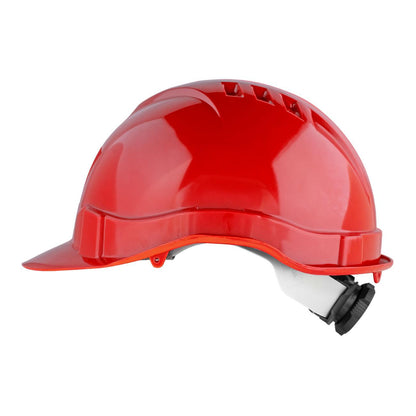 Casco de Seguridad I  Rojo Arnes cinta 6 Puntas Ratchet