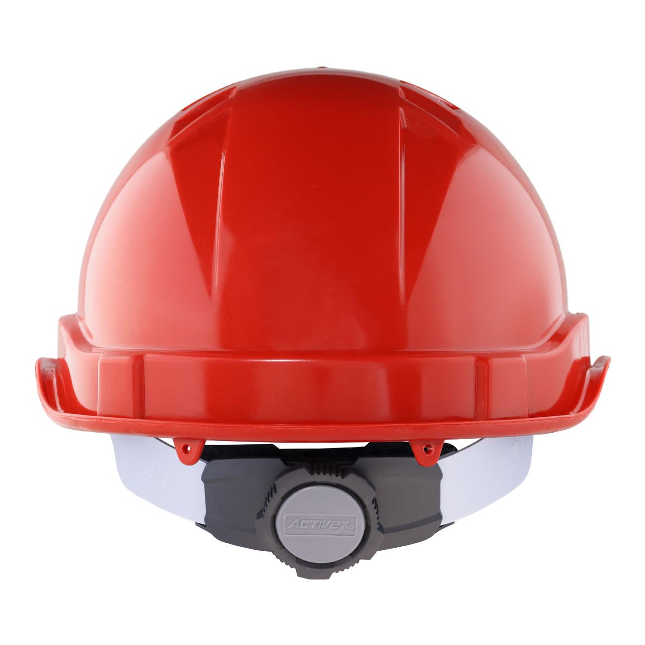 Casco de Seguridad I  Rojo Arnes cinta 6 Puntas Ratchet