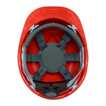 Casco de Seguridad I  Rojo Arnes cinta 6 Puntas Ratchet