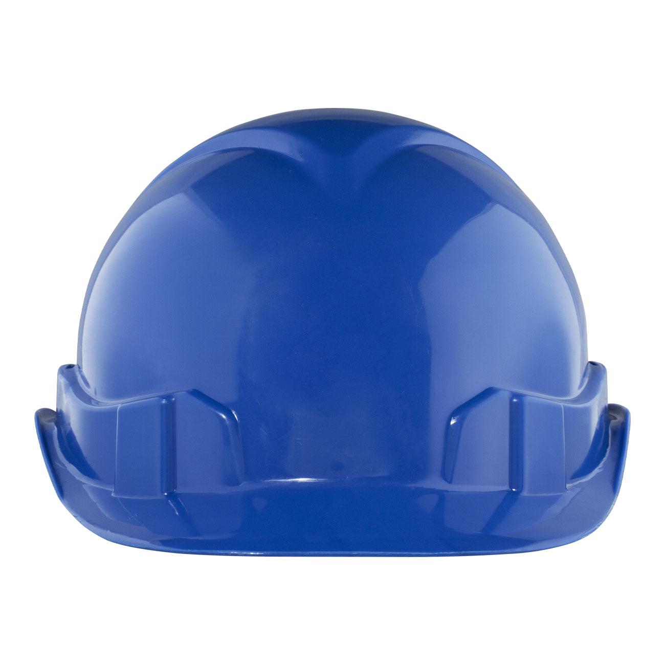 Casco de Seguridad III Azul Arnes cinta 6 Puntas Boton